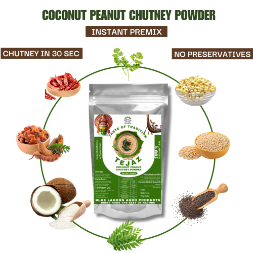 100gm Tejaz Coconut Peanut Chutney Powder